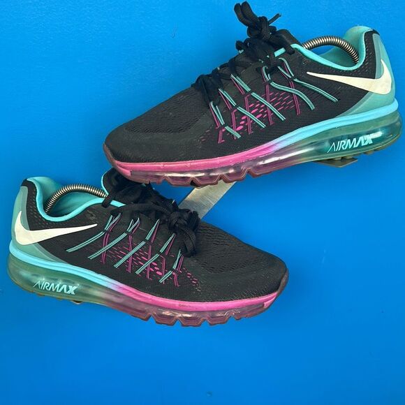 Nike Air Max 2015 Clearwater Running Shoes Sneakers 698903-004 Womens Size 10.5